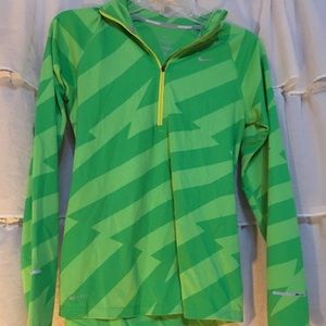 Nike quarter zip running shirt